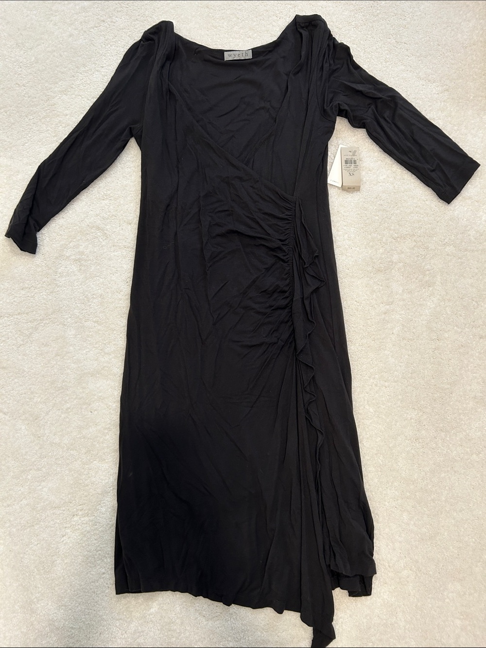 Ann Taylor Black V-Neck Dress